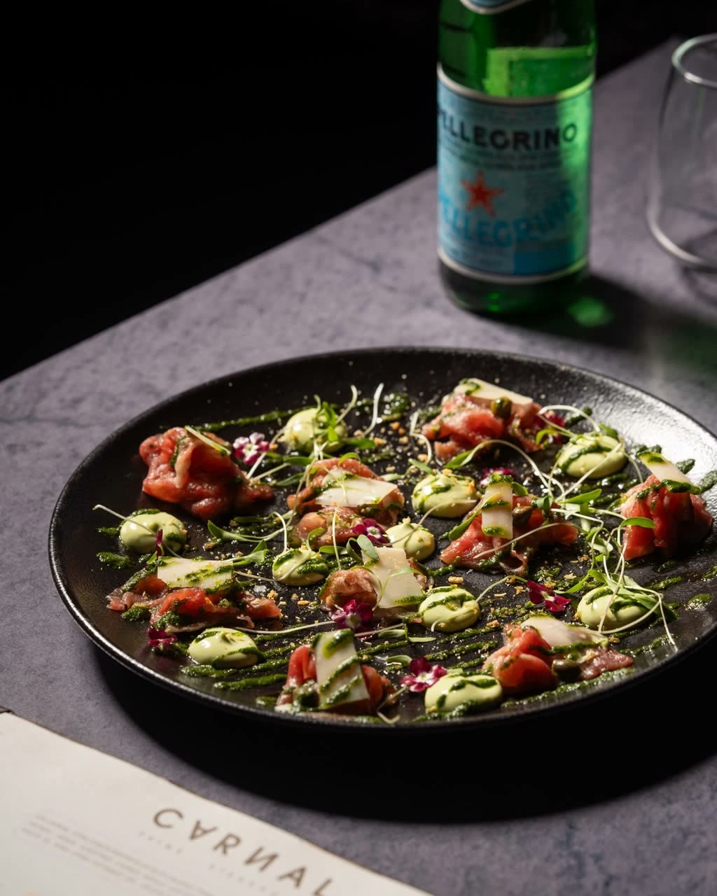 Carpaccio de atún de Carnal